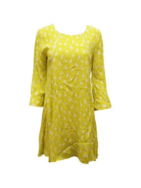  Ba&sh Stacy Ikat Print Dress - Yellow 