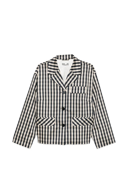  Baum Und Pferdgarten Bani Gingham-pattern Jacket - Blue 