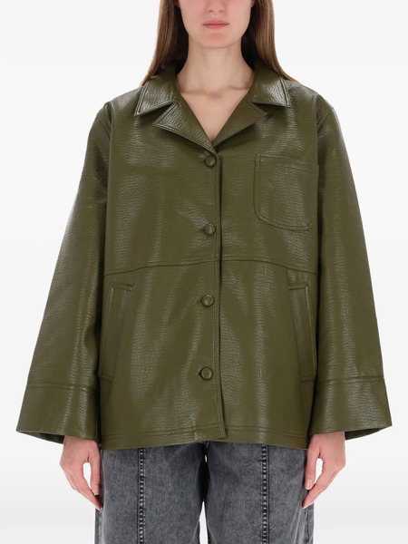  Baum Und Pferdgarten Buttoned Pocket Military Jacket - Green 