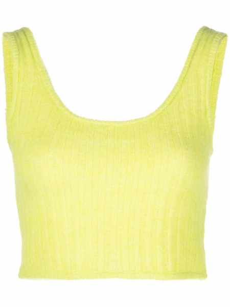  Baum Und Pferdgarten Cesya Ribbed-knit Tank Top - Green 