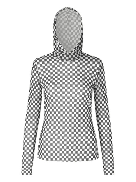  Baum Und Pferdgarten Junetta Checkered Hoodie - Black 