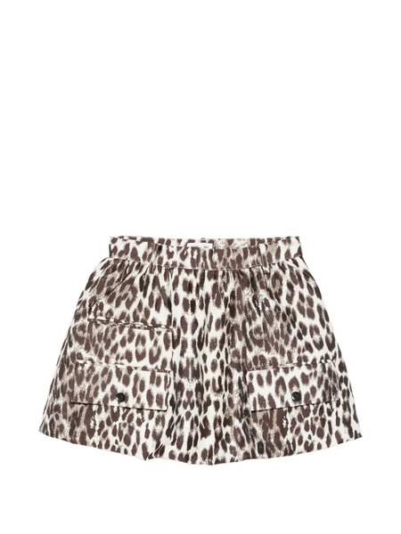  Baum Und Pferdgarten Samaya Leopard Pocket Skirt - Neutrals 