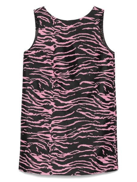  Baum Und Pferdgarten Zebra-print Mini Dress - Black 