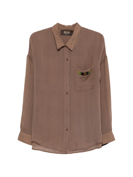  Bazar Deluxe Chest-pocket Shirt - Brown 