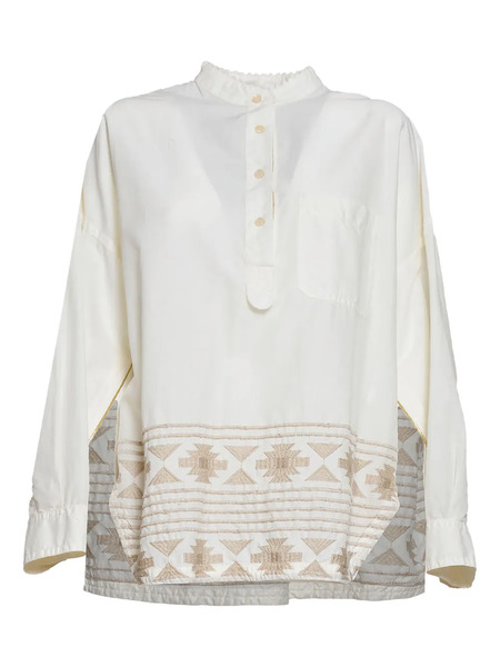  Bazar Deluxe Embroidered Blouse - White 