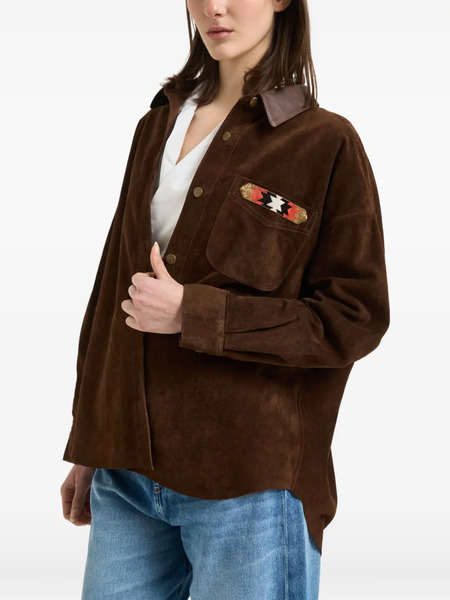  Bazar Deluxe Patch-pocket Shirt - Brown 