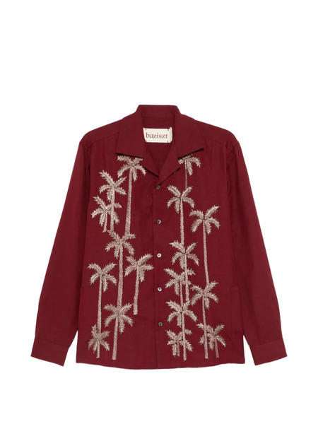  Baziszt Palm-tree Shirt - Red 