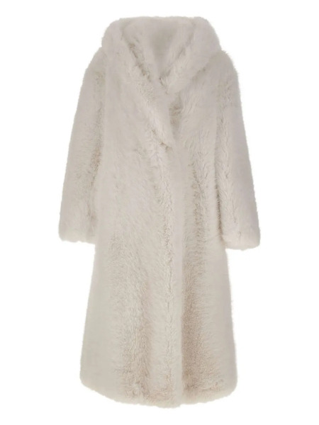 Bb Couture Hooded Coat - Neutrals 