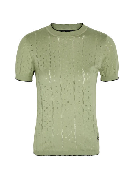  B.b. Walace Indiana Open-knit Short-sleeve T-shirt - Green 