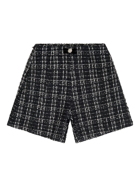 Bcbg Kids Plaid Shorts - Black 