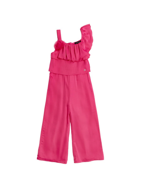  Bcbg Kids Ruffled Flower Playsuit - Pink 