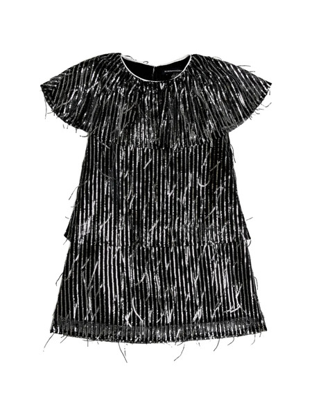  Bcbg Kids Sequin Tassel Dress - Black 