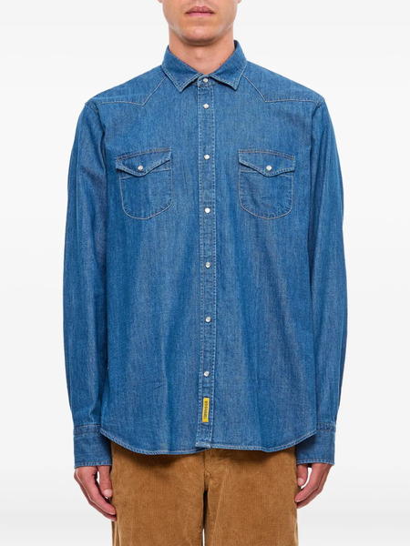  B.d. Baggies Button-fastening Chest-pocket Shirt - Blue 