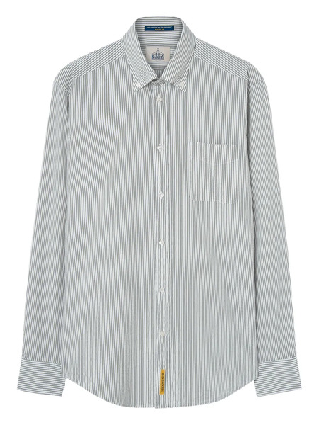  B.d. Baggies Striped Long-sleeve Shirt - White 