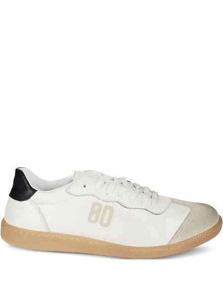  Be980 Harvard Leather Sneakers - White/black 