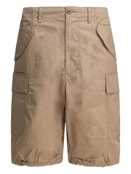  Beams Plus Cargo-pocket Cotton Shorts - Brown 