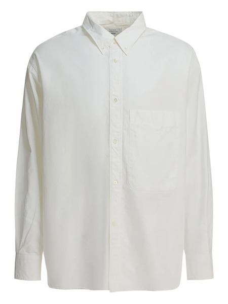 Beams Plus Lisa Button-up Chest-pocket Shirt - White 