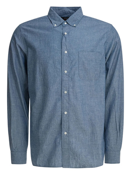  Beams Plus Pocket Button-down Shirt - Blue 