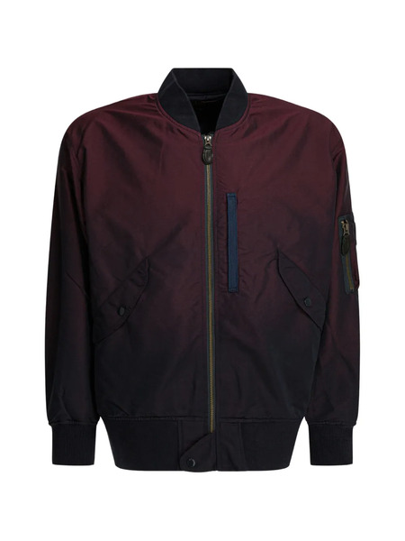  Beams Plus Zip-up Bomber Jacket - Blue 
