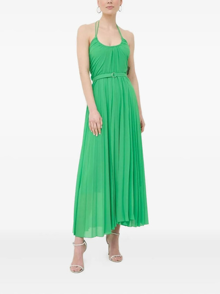  Beatrice B Detachable-cape Maxi Dress - Green 