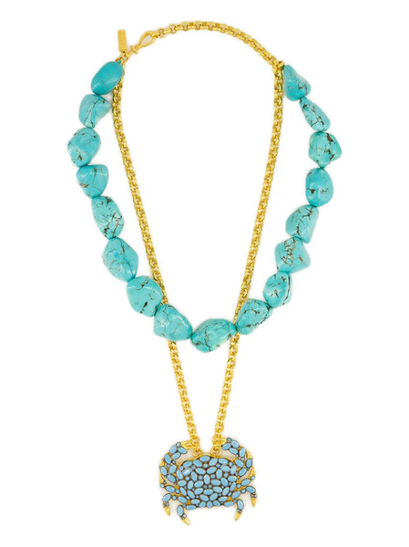  Begüm Khan Galene Crab-pendant Necklace - Gold 