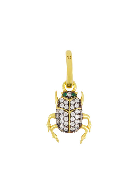  Begüm Khan 24k Gold-plated Scarab Hoop Earring 