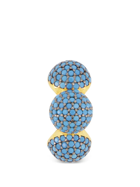  Begüm Khan Maharani Zirconia Ear Cuff - Gold 