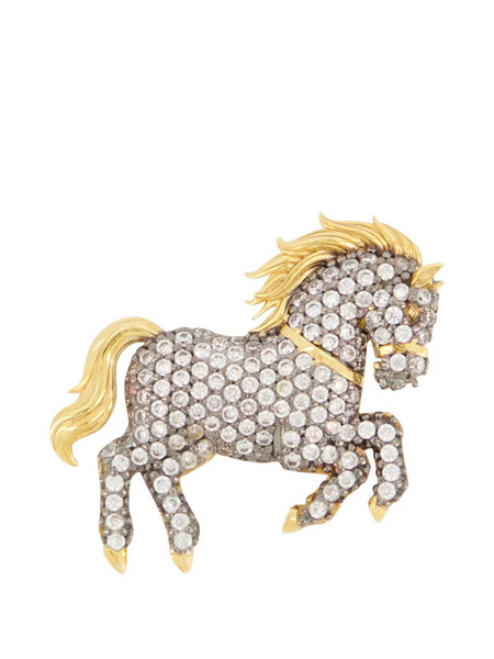  Begüm Khan My Little Pony Crystal-embellishment Right Ear Earring - Gold 