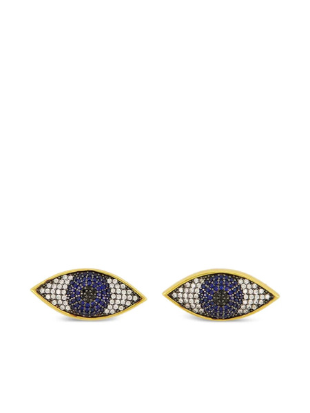  Begüm Khan Nazar Eyes Mini Earrings - Gold 