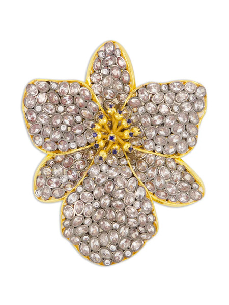  Begüm Khan Zirconia Orchid Ring - Gold 