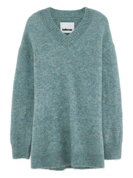  Bellerose Auris V-neck Sweater - Blue 