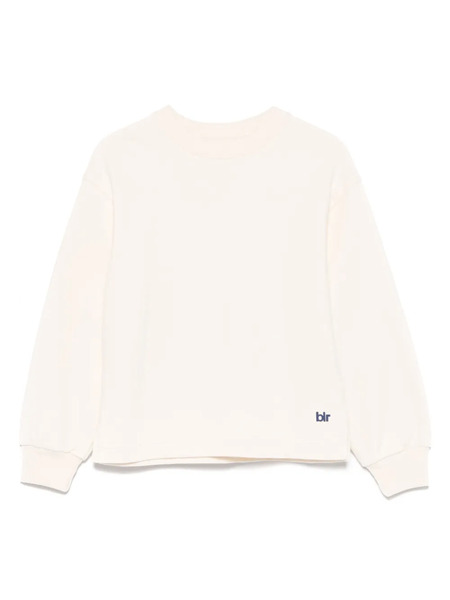  Bellerose Kids Cotton Sweatshirt - Neutrals 