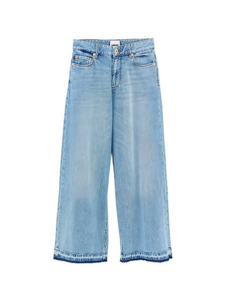  Bellerose Kids Frayed Five-pockets Jeans - Blue 