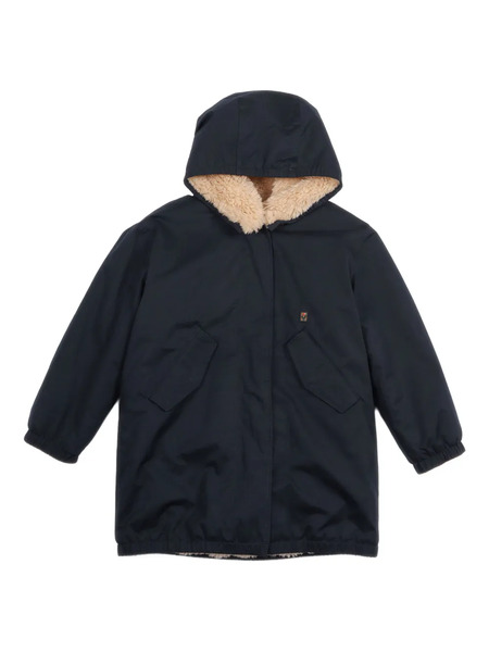  Bellerose Kids Harbour22 Hooded Coat - Blue 