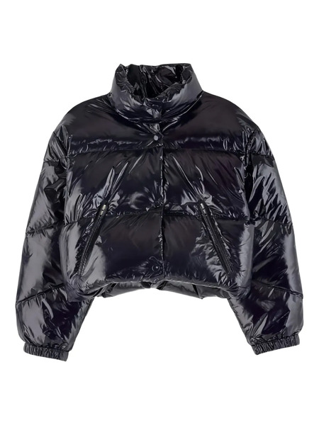  Bellerose Kids High-shine Puffer Jacket - Black 
