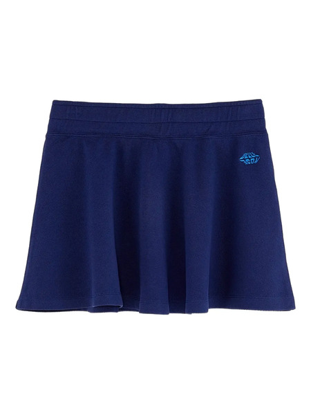  Bellerose Kids Logo-embroidered Skirt - Blue 