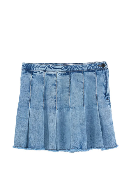  Bellerose Kids Paraph Pleated-design Skirt - Blue 