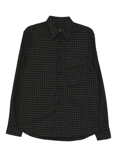  Belstaff Scale Checked Shirt - Black 