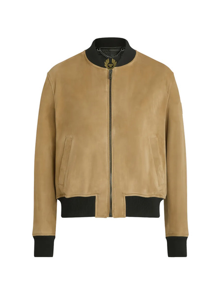  Belstaff Zip Fastening Bomber Jacket - Neutrals 
