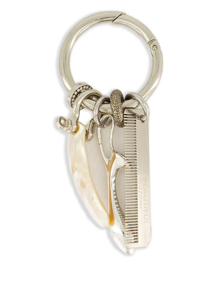  Benedetta Bruzziches Chatelaine Charm-detail Keyring - Silver 