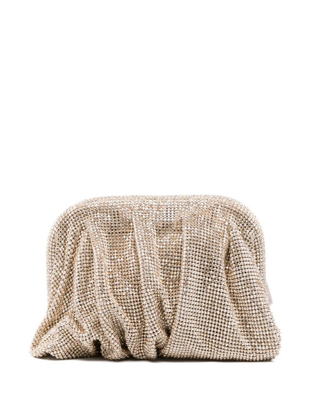  Benedetta Bruzziches Crystal Chain Clutch Bag - Gold 