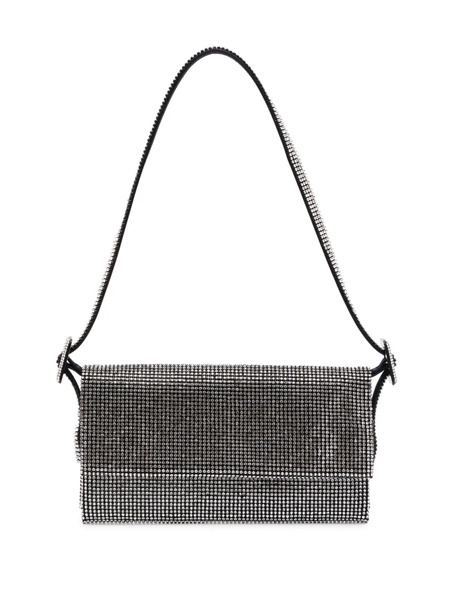  Benedetta Bruzziches Crystal-embellished Foldover Shoulder Bag - Black 