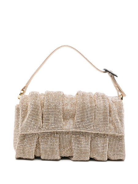  Benedetta Bruzziches Ruched Embellished Mini Bag - Yellow 