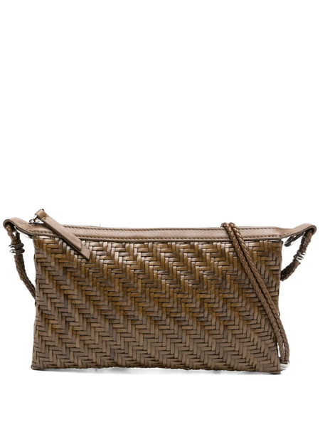  Benedetta Bruzziches Woven Cross Body Bag - Green 