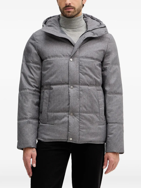  Benetton Hooded Padded Jacket - Grey 