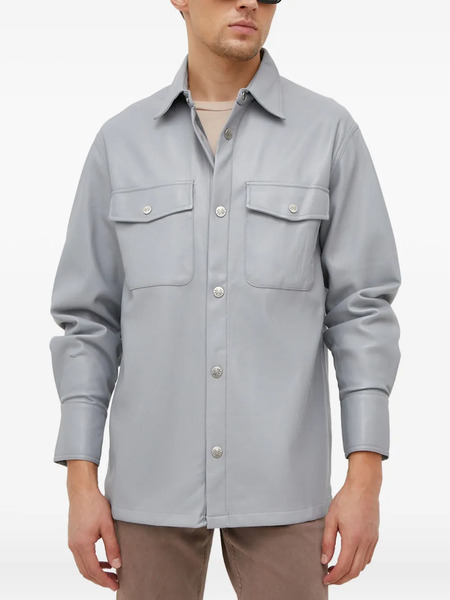  Benetton Pocket Button Shirt - Grey 