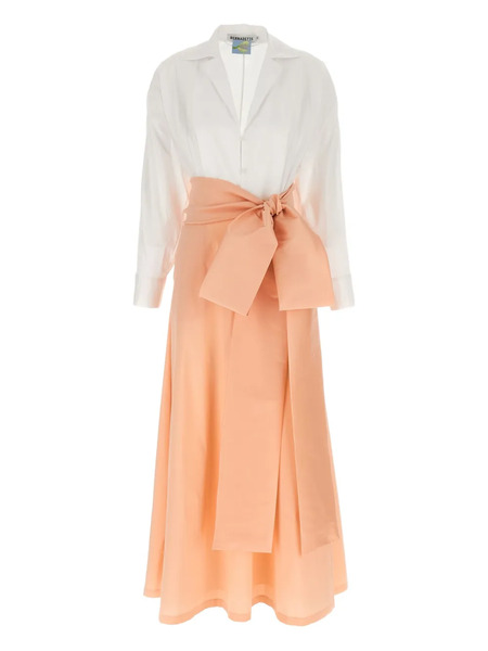 Bernadette Cotton-blend Dress - Orange 