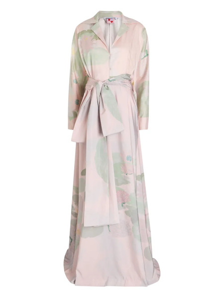  Bernadette Floral-print Belted Dress - Pink 