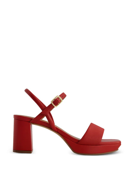  Bernardo Canto Leather Sandals - Red 