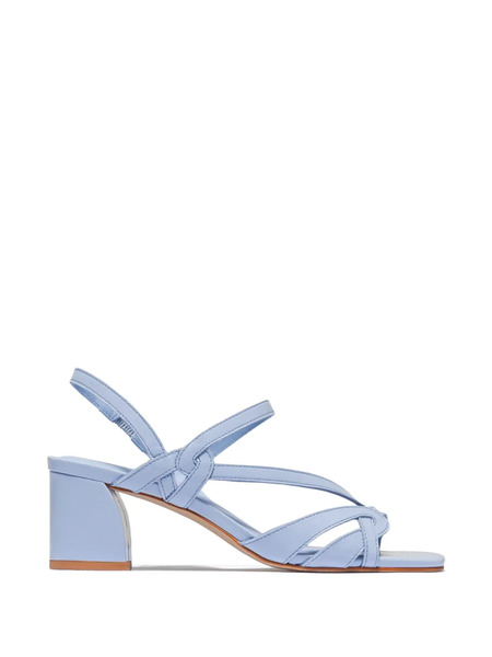  Bernardo Gyoda Square-toe Strappy Sandals - Blue 